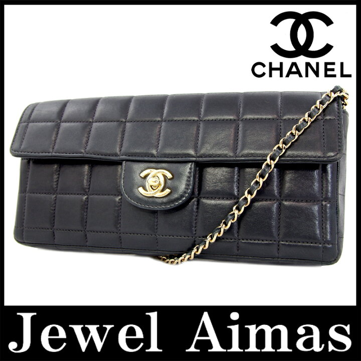 楽天市場】【CHANEL】シャネル チョコバー チェーン ショルダー バッグ 