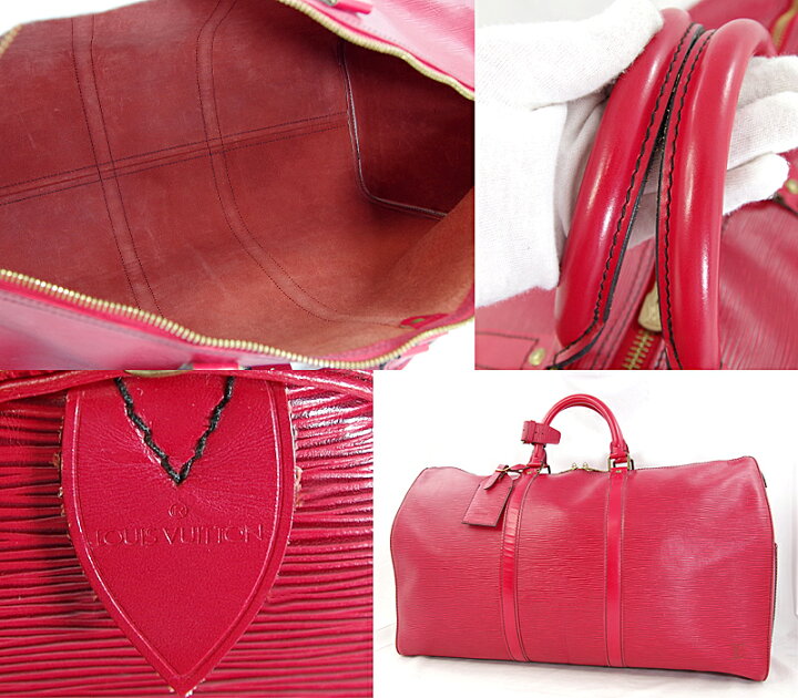 楽天市場】【LOUIS VUITTON】ルイヴィトン エピ キーポル50 赤 レッド 