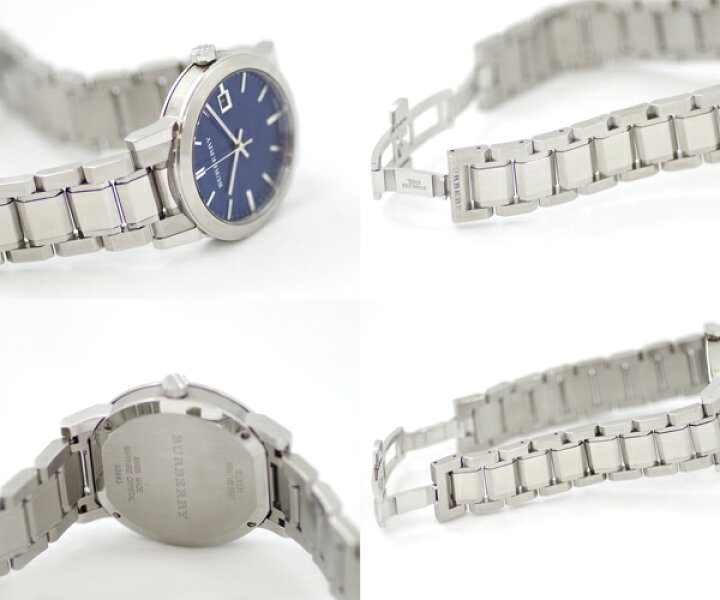 楽天市場】【BURBERRY】バーバリー シティ BU9031 デイト ブルー 青 