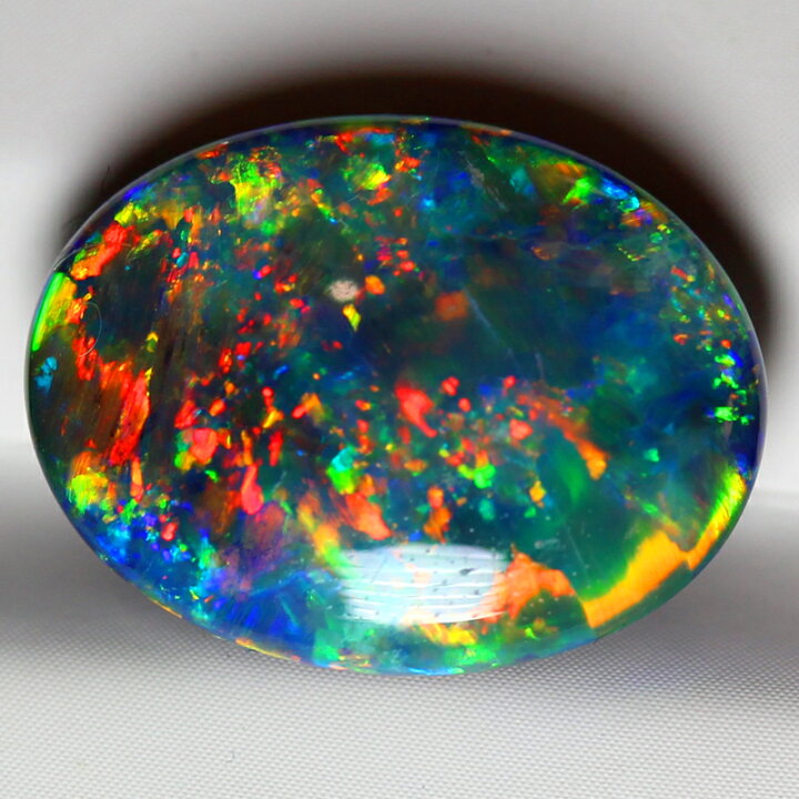 楽天市場】ブラックオパール 8.032ct ルース ◇ オーバルカット  