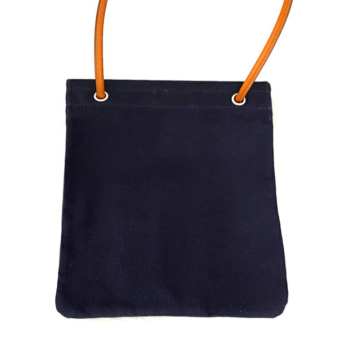楽天市場】【HERMES】エルメス アリーヌMM ネイビー 紺 青 ショルダー 