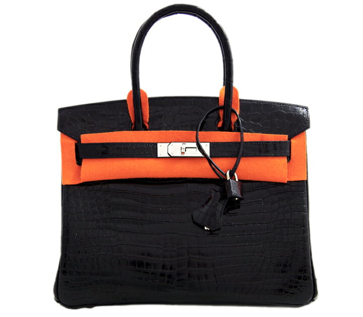 楽天市場】【HERMES】エルメス バーキン 30 クロコ 鰐革 ポロサス  