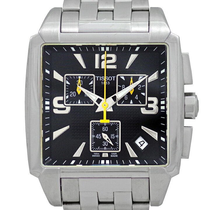 楽天市場】値下げ!電池交換済み【TISSOT】ティソ クアドラト 