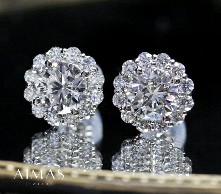 楽天市場】メインダイヤモンド 1.005ct (H SI2) / 1.013ct (H SI2 