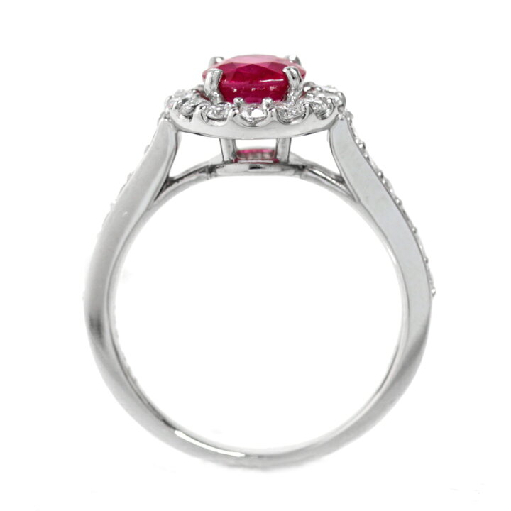 楽天市場】ルビー 1.18ct リング 11.5号 PT900 プラチナ ダイヤモンド 