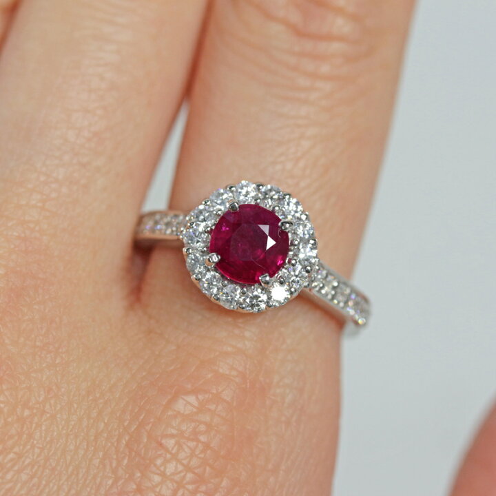 楽天市場】【ｾｰﾙ】ルビー 1.18ct リング 11.5号 PT900 プラチナ 