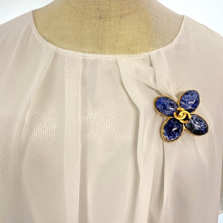 楽天市場】【ｾｰﾙ】【CHANEL】シャネル ココマーク ブローチ メタル 