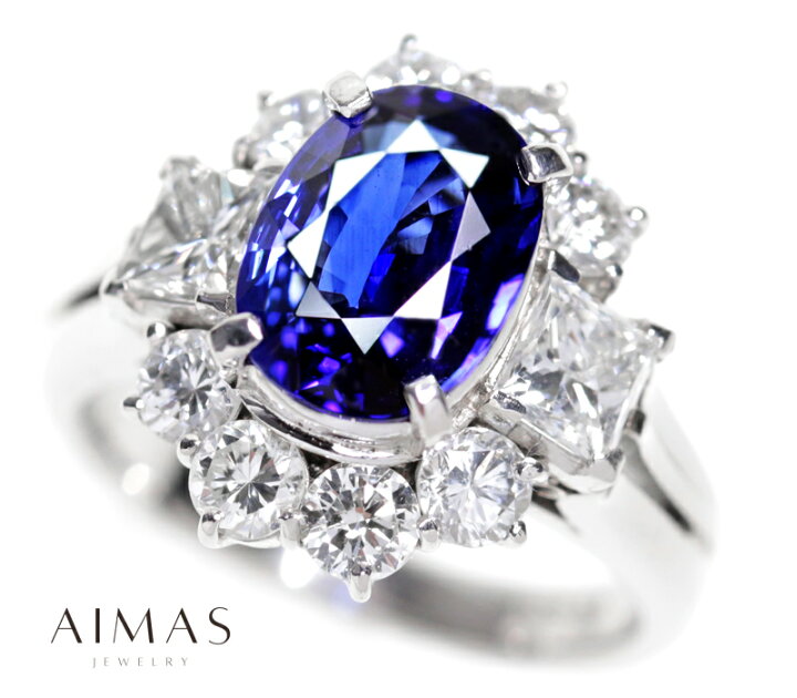 楽天市場】【ｾｰﾙ】ロイヤルブルーサファイア 2.7ct リング 10号 PT900  