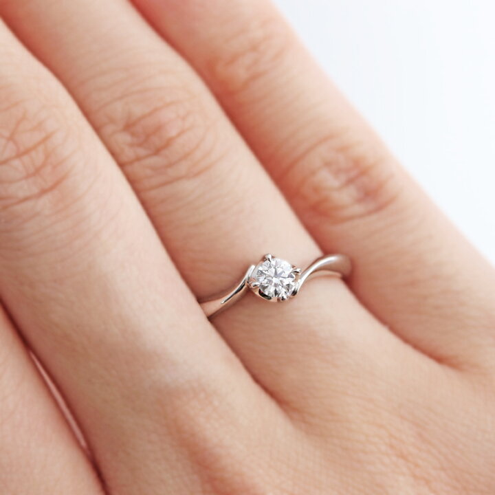 楽天市場】【4℃】ヨンドシー ダイヤモンド(F VS-1) 0.205ct ウェーブ 