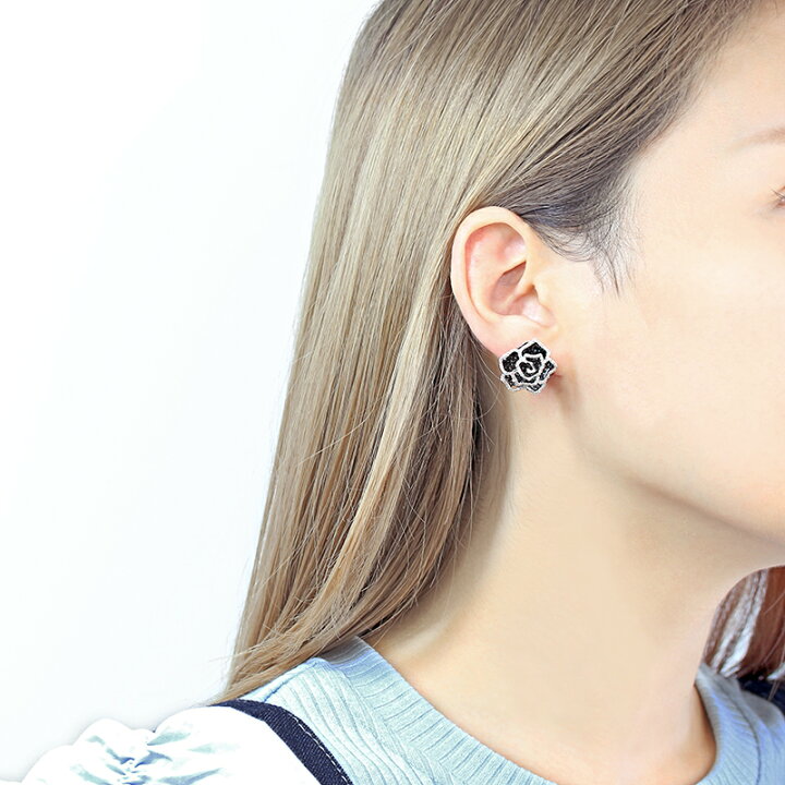 楽天市場】ダイヤモンド ブラックダイヤモンド 1ct/1ct ピアス K18WG 