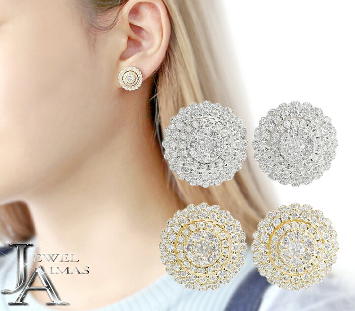 楽天市場】【2色から選べる♪】ダイヤモンド 0.75ct/0.75ct ピアス 