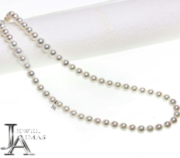 楽天市場】【MIKIMOTO】ミキモト パール 真珠 6.5mm-6.9mm ネックレス 