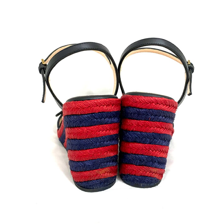楽天市場】【GUCCI】グッチ ダブルG ウェッジソールサンダル 624409 