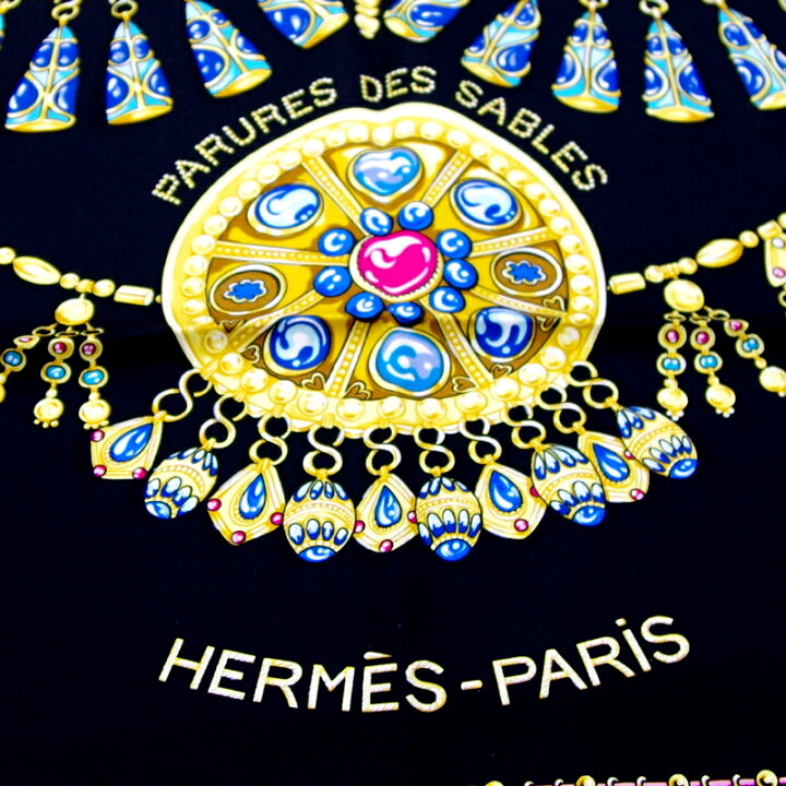 楽天市場】【HERMES】エルメス カレ 90 スカーフ 砂漠のアクセサリー  