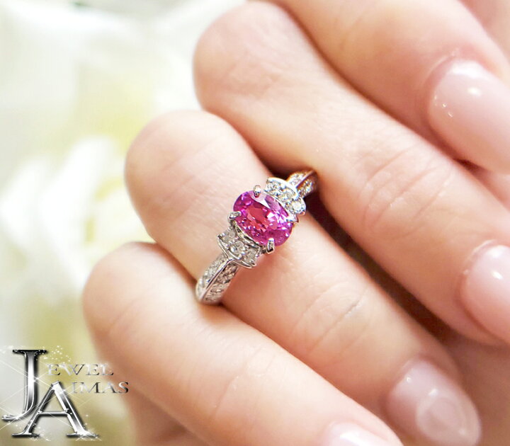 楽天市場】マダガスカル産ピンクサファイア 1.07ct ダイヤモンド 0.28  