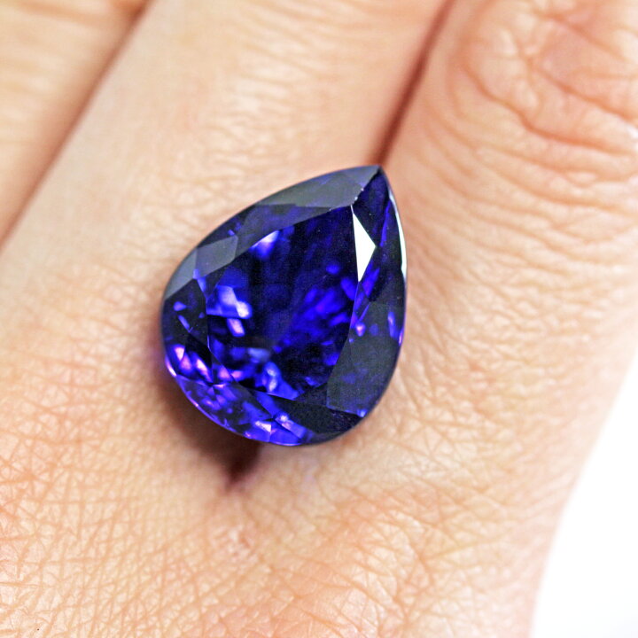 楽天市場】ブルーゾイサイト タンザナイト 13.62ct ペアシェイプ  