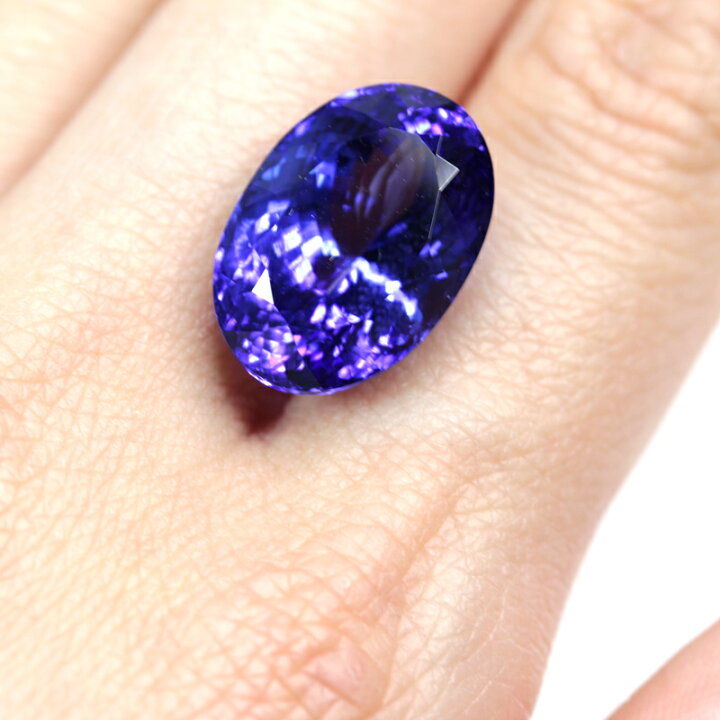 楽天市場】タンザナイト 15.45ct ルース ブルーゾイサイト オーバル 