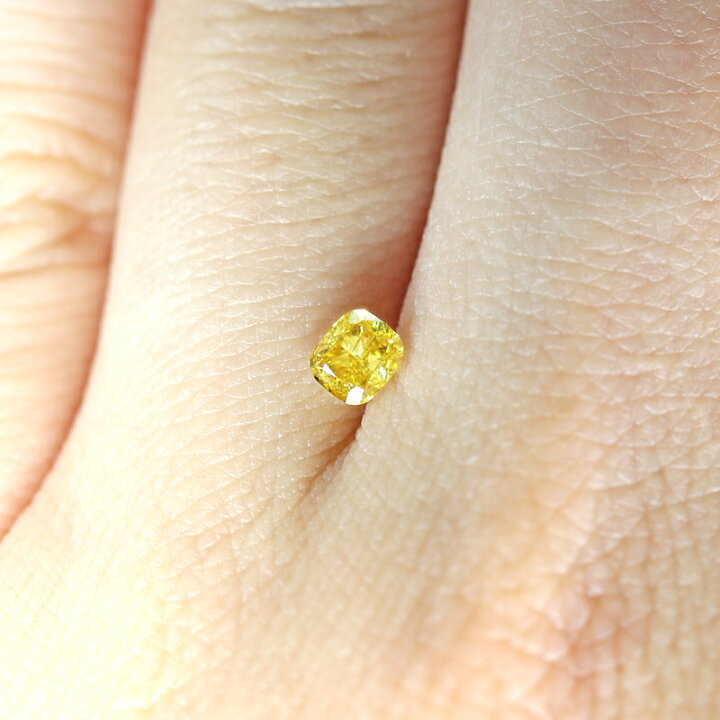 楽天市場】ファンシーディープイエローダイヤモンド 0.21ct(FANCY DEEP  
