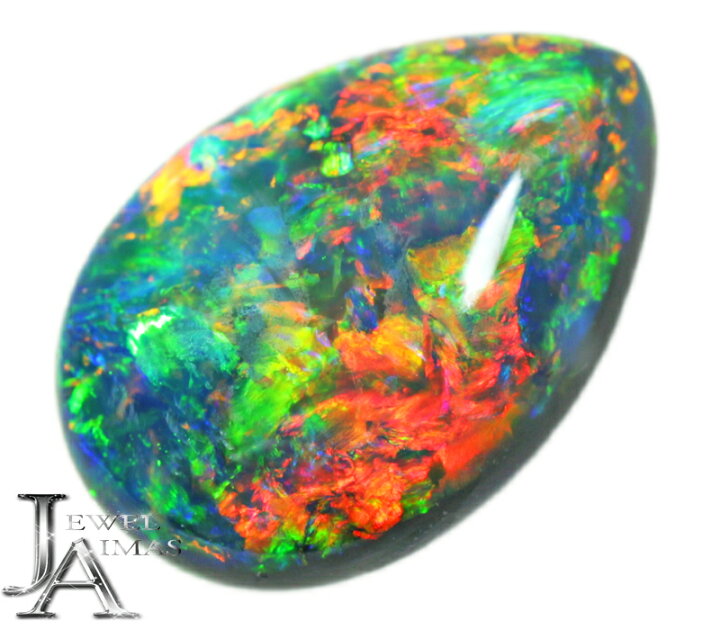 楽天市場】ブラックオパール 5.866ct ルース ◇ ペアシェイプ  