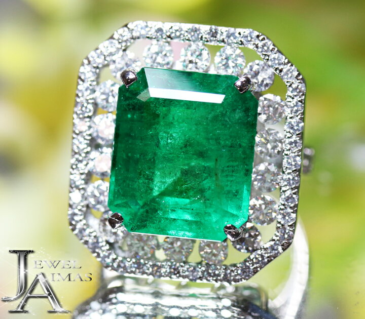 楽天市場】コロンビア産ビビッドグリーンエメラルド 10.34ct 
