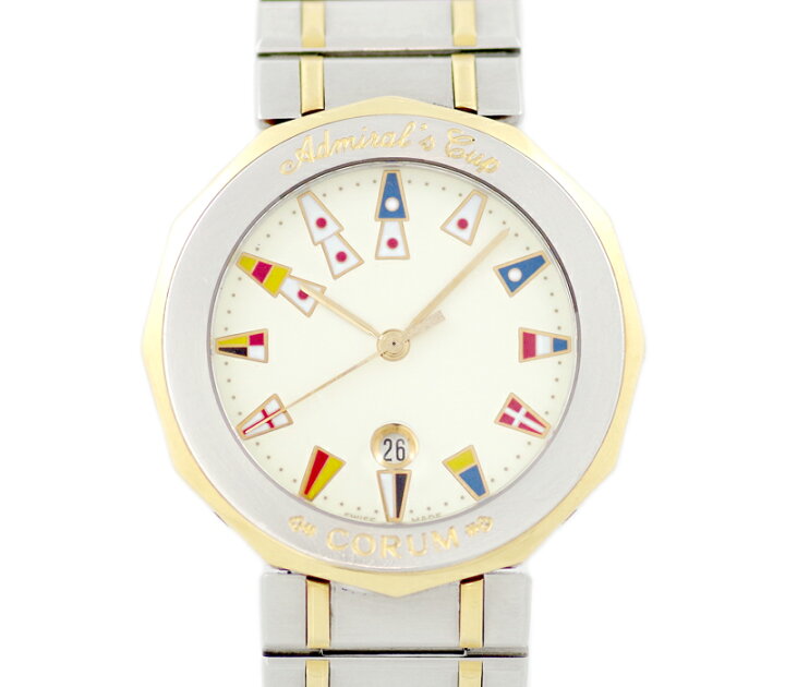 楽天市場】【CORUM】コルム アドミラルズカップ 99.810.21 V52 デイト  