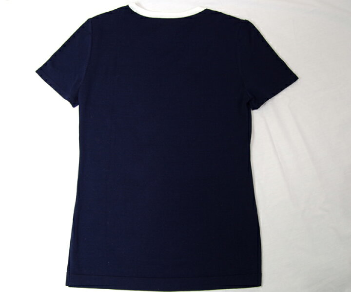 楽天市場】【CHANEL】シャネル 半袖 ニット Tシャツ 94P ネイビー 紺  