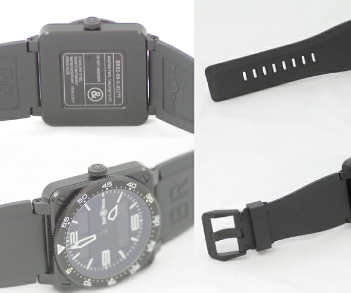 楽天市場】【未使用・展示品】【Bell&Ross】ベル＆ロス BR03-88-S  