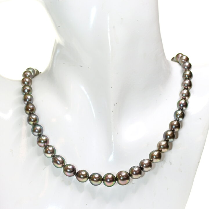 楽天市場】【MIKIMOTO】ミキモト 黒蝶真珠 黒蝶パール 10mm-7mm  