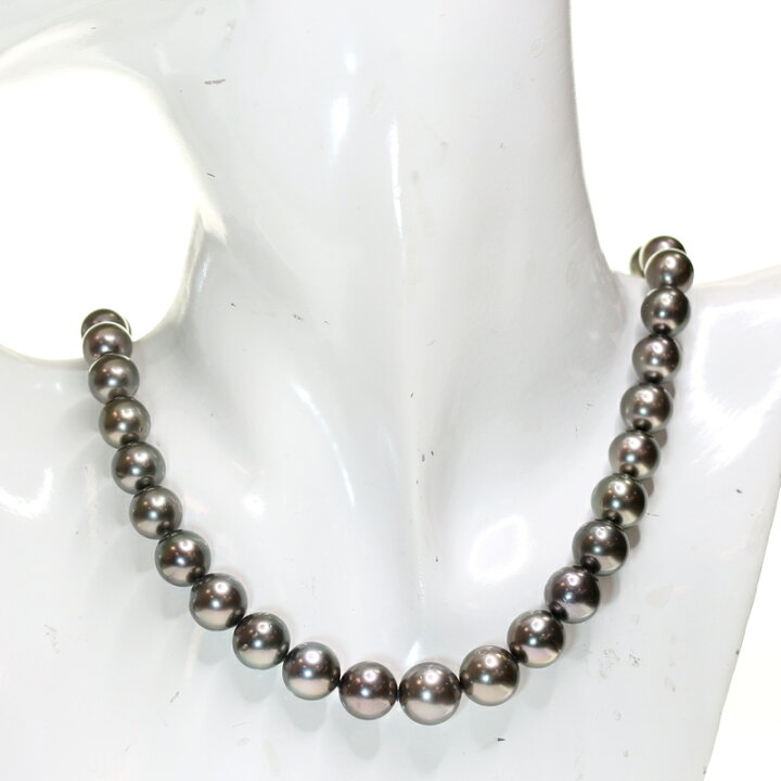 楽天市場】【TASAKI】タサキ 田崎真珠 黒蝶真珠 12mm-8mm シルバー SV  