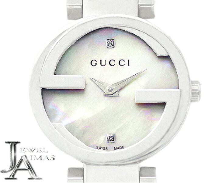 楽天市場】【GUCCI】グッチ 133.5 インターロッキング 2Pダイヤモンド  