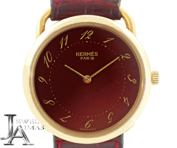 楽天市場】【電池交換済み】【HERMES】エルメス アルソー 金無垢  
