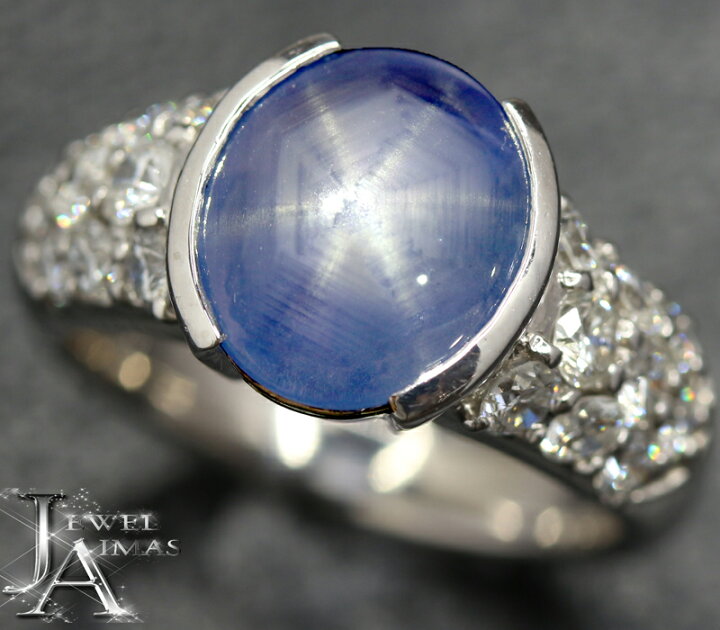 楽天市場】スリランカ産ブルースターサファイア 4.51ct リング 11号  