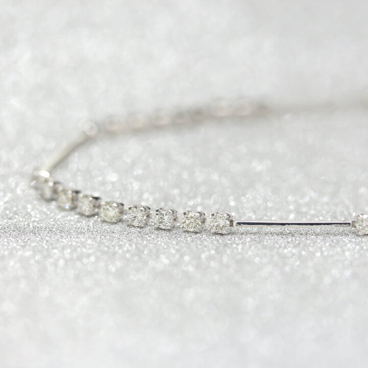 楽天市場】ダイヤモンド 1.22ct テニスブレスレット ダイヤモンド  