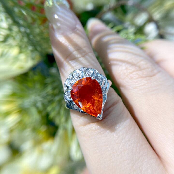 楽天市場】ファイアオパール ファイヤーオパール 2.62ct ダイヤモンド 