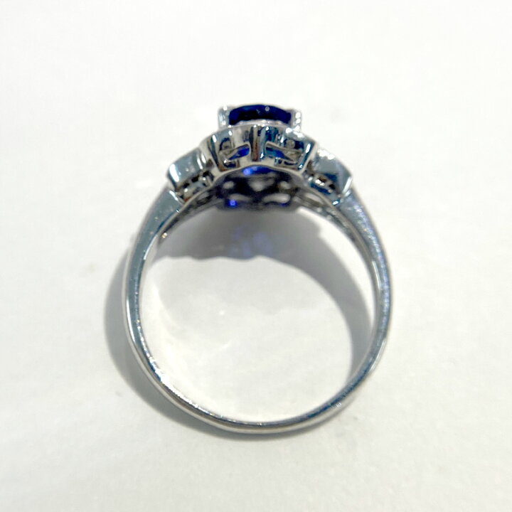 楽天市場】【ｾｰﾙ】ブルーサファイア 1.75ct リング 13.5号 PT900  