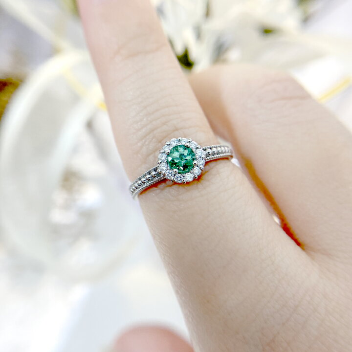 楽天市場】パライバトルマリン 0.345ct リング 12.5号 PT900 プラチナ 