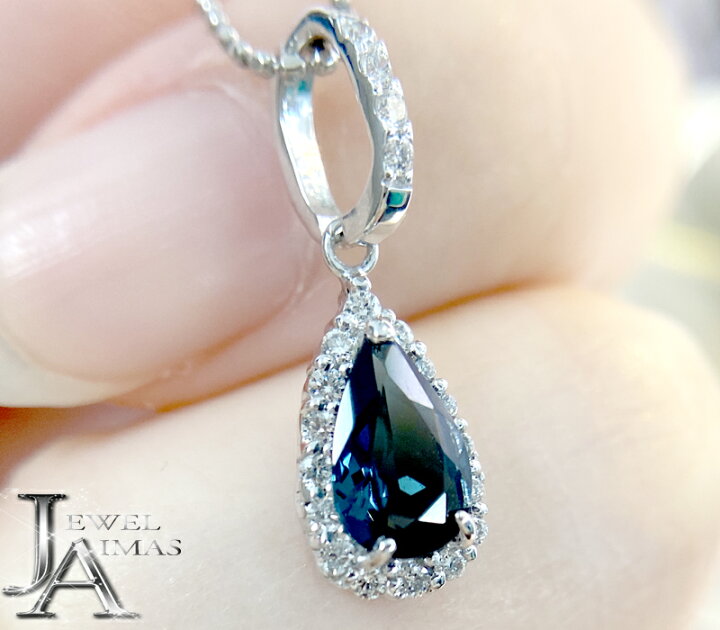 楽天市場】インディコライトトルマリン 0.6ct ダイヤモンド ネックレス  