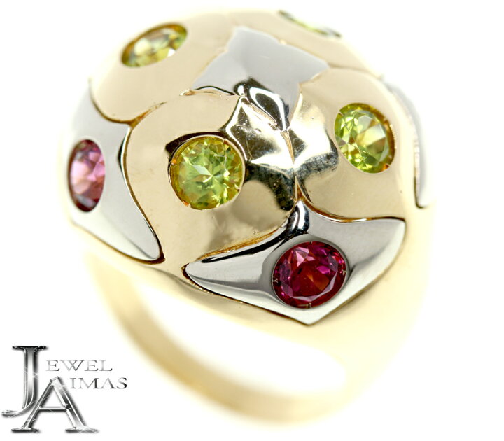 楽天市場】【BVLGARI】ブルガリ ロト リング #12 ペリドット ロード  