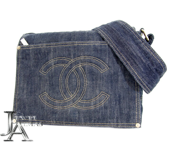 楽天市場】【CHANEL】シャネル スパークリングデニム ココマーク ロゴ  