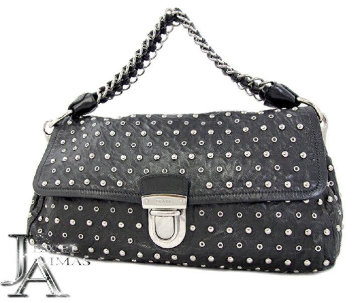 楽天市場】☆訳あり特価☆【PRADA】プラダ スタッズ チェーン 