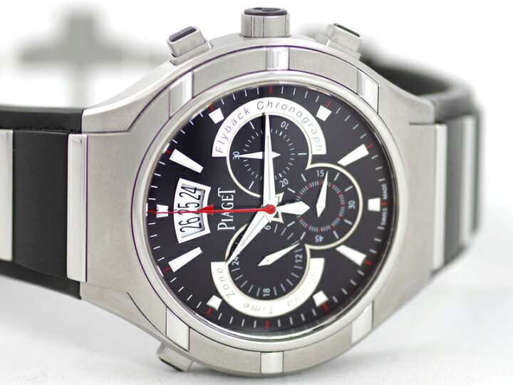 楽天市場】【PIAGET】ピアジェ ポロ 45 FortyFive クロノグラフ 