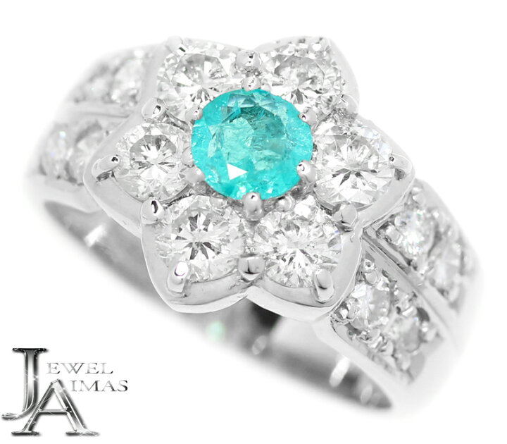 楽天市場】ブラジル産パライバトルマリン 0.3ct ダイヤモンド 1.5ct 