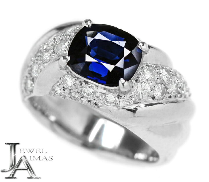 楽天市場】【K.uno】ケイウノ ブルーサファイア 2.89ct ダイヤモンド