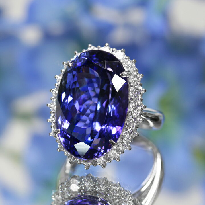 31-24】タンザナイト ダイヤモンド リング 1.00ct D0.02ct 楽天市場  