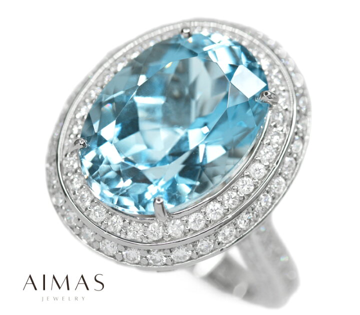楽天市場】アクアマリン 9.9ct リング 12号 PT900 プラチナ 