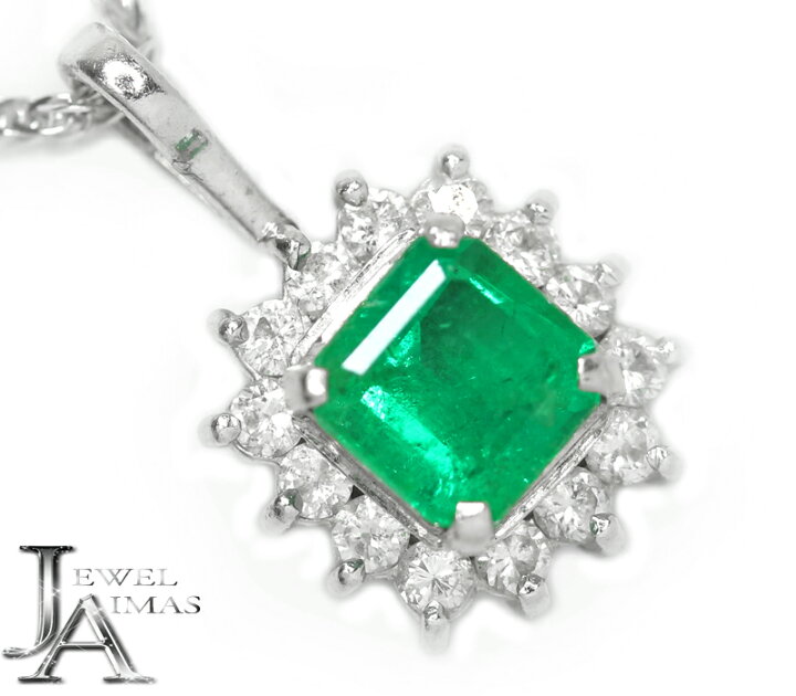 楽天市場】エメラルド 0.59ct ダイヤモンド 0.22ct 四角  