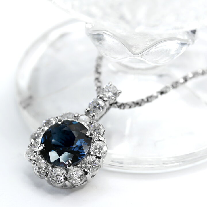楽天市場】【ｾｰﾙ】ブルースピネル 2.39ct ネックレス PT900/850 