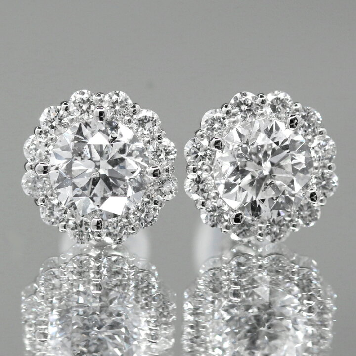 楽天市場】メインダイヤモンド 1.01ct (F SI2) / 1.002ct (E SI2 