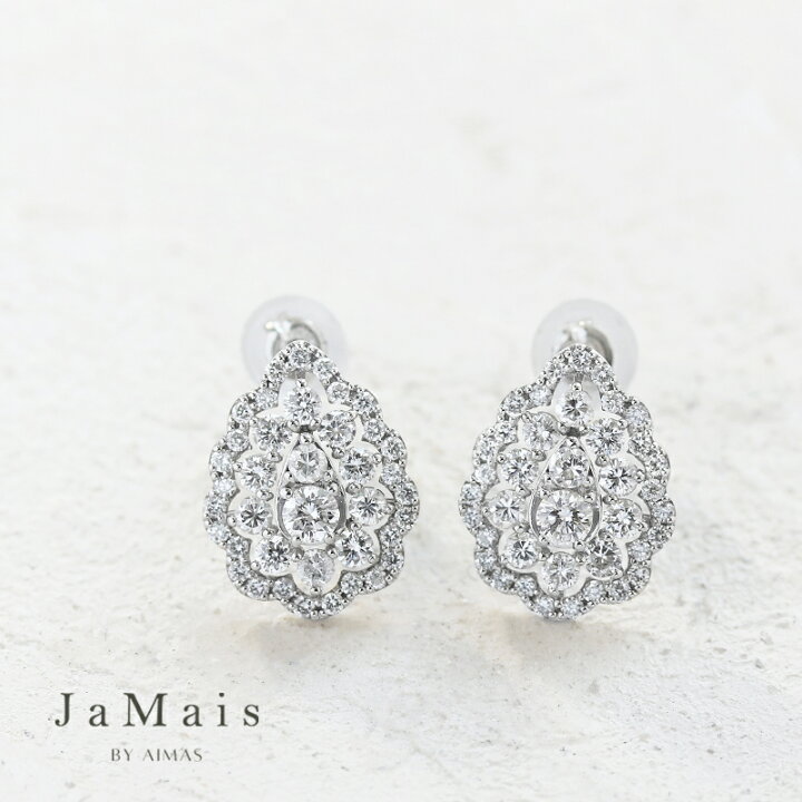 楽天市場】【JaMais】ダイヤモンド 0.52ct/0.52ct ピアス PT900 