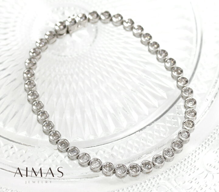 楽天市場】ダイヤモンド 2ct ブレスレット PT850 プラチナ フル  